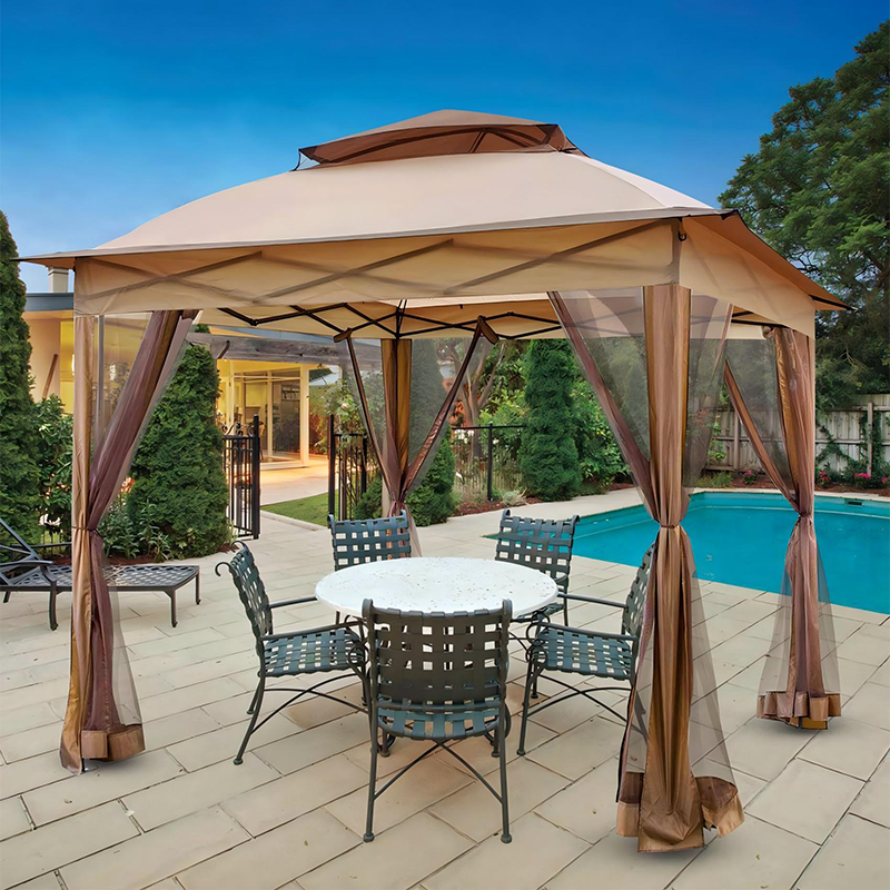 Gegalvaniseerd stalen dak Hardtop Cover Gazebo