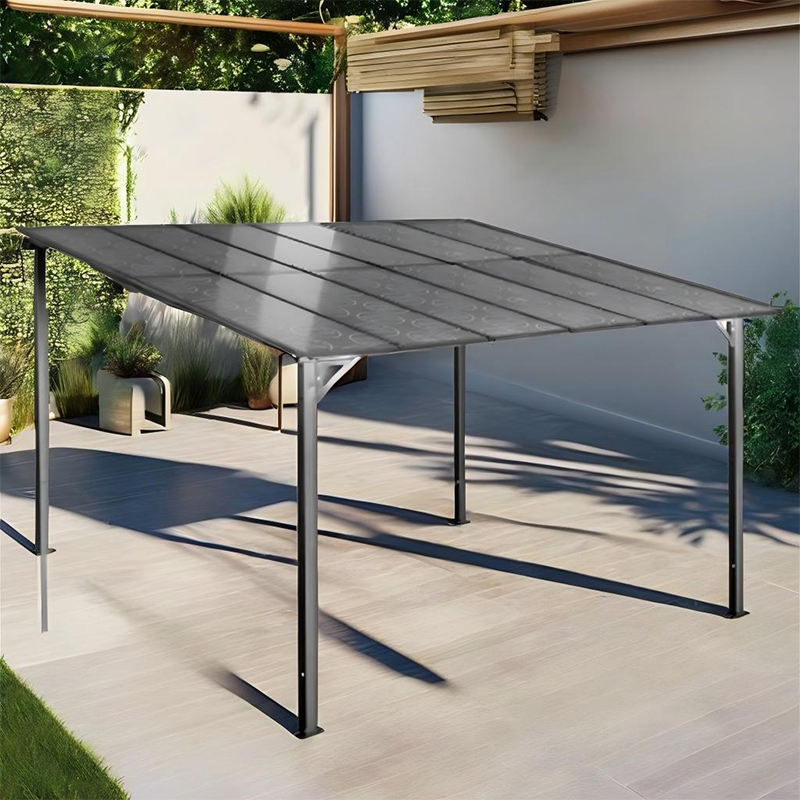 Duurzame, eenvoudig te monteren stalen uitschuifbare buitenluifel, luxe tuinpaviljoen